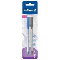 PELIKAN Olovka kemijska Stick K86 pk2 820899 crna/plava blister