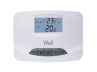 WELL Sobni termostat, digitalni, LCD, programabilni