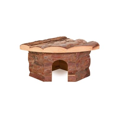 TRIXIE Drvena kućica za glodavce Jesper za hrčka 22x10x15 cm