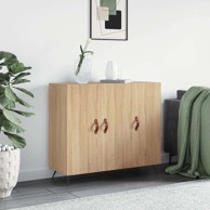 Komoda od konstruiranog drva, 90 x 34 x 80 cm, sonoma hrast