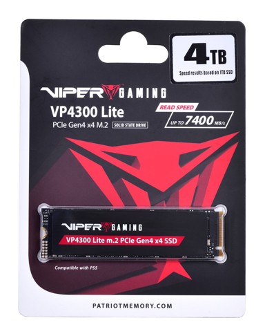 PATROIT SSD disk VP4300 Lite, M.2 NVMe, 4 TB, PCIe 4.0