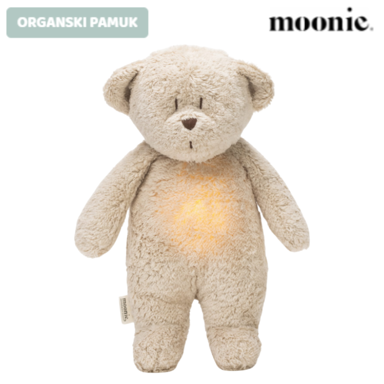 MOONIE Dječji medvjedić od organskog pamuka, sand
