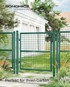 SONGMICS Vrtna vrata, 106 x 6 x 150 cm, zelena