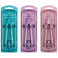 FABER-CASTELL Šestar s preciznim podešavanjem, Factory Sparkle, mine, sorto, blister