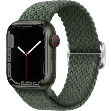 GS Najlonska narukvica za Apple Watch Series 1–11/SE, 38/40/41/42 mm, zelena