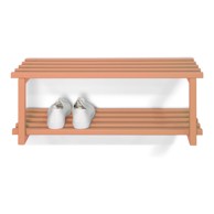 SPINDER DESIGN Metalni ormarić za cipele u boji lososa Marco 