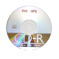 PHILIPS Prazni CD CR7D5NS10/00 CD-R, 700 MB, 10 kom