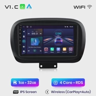 Multimedia inteligentni sustav za Fiat 500X, 2014, 2020, navigacija, GPS, CarPlay, 2Din DVD, V1C, 1GB, 32GB