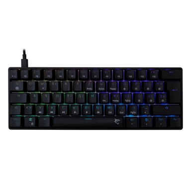 WHITE SHARK Mehanička tipkovnica Shinobi-2, HR layout, crna, crveni prekidači