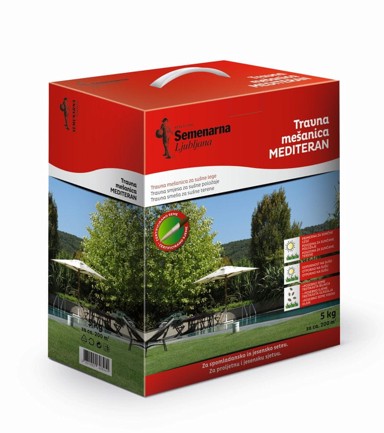 SEMENARNA LJUBLJANA Travna mješavina Mediteran, 5 kg