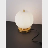 NOVA LUCE Stolna lampa Lato, E14, IP20, mesing zlatna