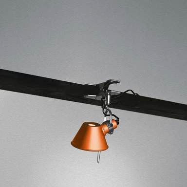 Svjetiljka Tolomeo Micro Pinza, s kvačicom, narančasta