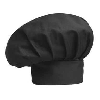 EGOCHEF Visoka kuharska kapa, 2 kom, crna