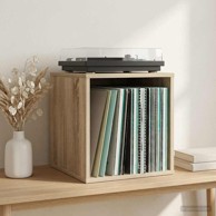 Kutija za vinilne albume, 37x36,5x38 cm, hrast sonoma