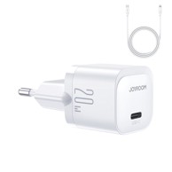JOYROOM Punjač JR-TCF02, 20W, USB-C + Lightning kabel, bijeli