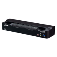 ATEN KVM prekidač CS1924A-AT-G, 4-portni, DisplayPort, USB, 7680 x 4320, crni