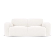 MICADONI HOME Bijela sofa od bouclé tkanine 170 cm Molino, 170x95x72 cm