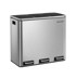 SONGMICS Kanta za smeće, separacijska 3x 18 l, silver