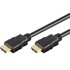 GOOBAY HDMI 2.0 kabel velike brzine s Ethernetom, 4K 60 Hz, 20 m, crni, pozlaćeni