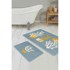 MILA HOME Plave kupaonske prostirke u setu 2 kom 60x100 cm