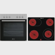 BAUKNECHT Set štednjak HEKO S200, srebrna