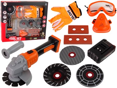 Dječji igrači set alata s kutnom brusilicom