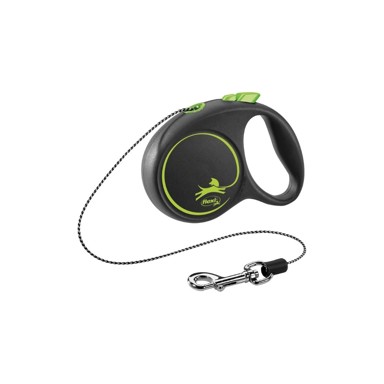 FLEXI Black Design XS uže 3 m zelena