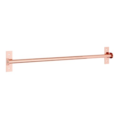 PREMIER HOUSEWARES Željezna zidna šipka u rose gold boji Sorell
