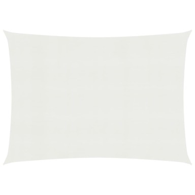 Jedro za zaštitu od sunca 160 g/m² bijelo 3,5 x 4,5 m HDPE