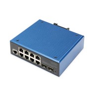 DIGITUS Switch Gigabit Ethernet Industrial 8+2