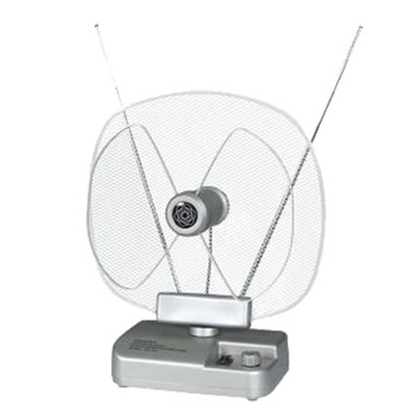 FALCOM Antena sobna ANT-204S sa pojačalom, UHF/VHF, srebrna