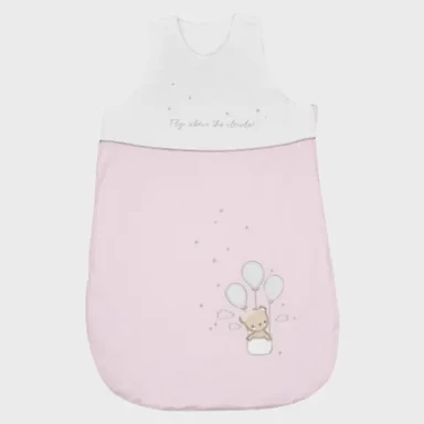 KIKKA BOO Vreća za spavanje, Embroidered, 6-18 mjeseci, Dream Big, ružičasta