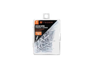 EG Set aluminijskih slijepih zakovica (4,0x14mm), 50 kom.