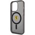 FERRARI Prozirna MagSafe maskica za Apple iPhone 14 Pro, crna