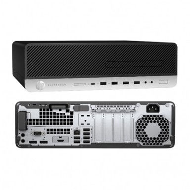 HP Stolno računalo EliteDesk 800 G5 SFF / Intel Core i7-8700, 16 GB RAM, 512 GB SSD, AMD Radeon R7 430 2 GB, Windows 10 Pro, crna