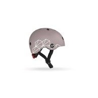 SCOOT&RIDE Kaciga Brown Lines XXS-S