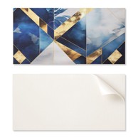 COLORAY Samoljepljive dekorativne vinilne pločice s otiskom geometrije u nijansama, 40 x 20 cm, 10 kom.