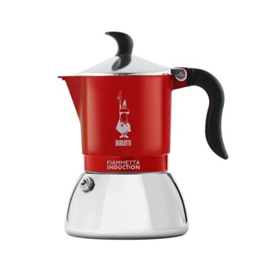 BIALETTI Moka Fiammetta Inducti 2T, crvena