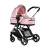 CHIPOLINO Kolica Euphoria 3u1, powder pink