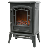 HOME Grijalica FKK 15, električni kamin, 2000 W, crni