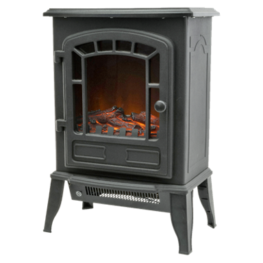 HOME Grijalica FKK 15, električni kamin, 2000 W, crni