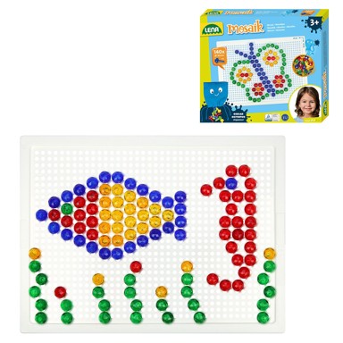 LENA Set prozirnih, šarenih mozaika, 10 mm