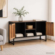 Krevet 105 x 30 x 55 cm od masivnog drva manga i konstruiranog drva