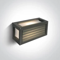 Zidna svjetiljka, 1xE27, 15W, 240V, IP54, DM67420A/AN, antracit