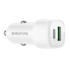 BOROFONE Auto punjač BZ34B, USB-A i USB-C, PD, QC 3.0, 38 W, bijela