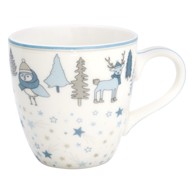 GREEN GATE Šalica od kamenine Kids, bijelo-plava