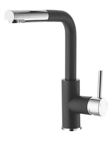 SINK SOLUTION Slavina Nati, crna/krom