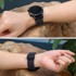 B-STRAP Braid Nylon remen za Garmin Vivoactive 5, gray black