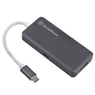 SILVERSTONE USB hub SST-EP14C - USB 3.1 Type-C Gen1 to HDMI, 3x USB 3.1 Gen 1 Type-A, 1x USB 3.1 Gen 1 Type- SST-EP14C