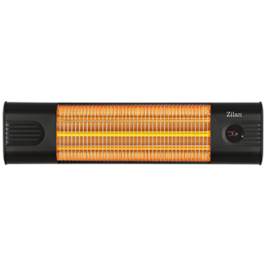 ZILAN Grijalica ZLN0072, sa karbonskim grijačem, 1800 W, daljinski, crna